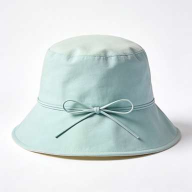 Mint Bow Bucket Hat