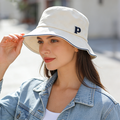 Letter Patch Bucket Hat